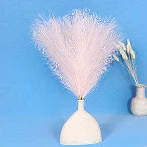 Decorative Flowers Vase Filler Faux Plant Fluffy Stems Silk Cloth Plumes Artificial Fake Plants Ornaments For Home Office NIN668