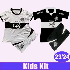 23 24 Olimpia Mens Soccer Jerseys Asuncion Paraguay League R.Ortiz W.Gonzalez D.Gonzalez S.Otaaro Home Away Child Suit Football Dorts