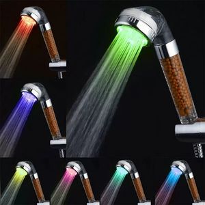 Kolory LED światła Zmiana prysznice