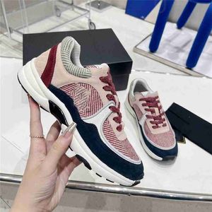 Luxury design bowling shoes 2023 Channel fashionable men's and women's letter logo casual outdoor sports shoes 01-4-002