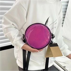 Bolsa de ombro transparente Homens homens PVC Clear Lady Girls Casual Diário Bolsa de viagem Totes Fashion Makeup Coin Purse