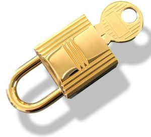 من الدرجة العلوية H 1 قفل 2 مفاتيح أجزاء الأجزاء بديل للمصمم حقيبة اليد حقيبة الصقور أمتعة معادن مقاوم للصدأ سبيكة القفل المصقول تألق ذهبي الفضي 2 لون