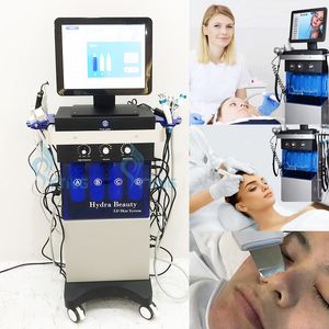10/12/14 in 1 Hydro Microdermabrasion Skin Lifting Device Multifunction High Frequency Facial Spa Ultrasound BIO Water Dermabrasion Moisturizer Machine