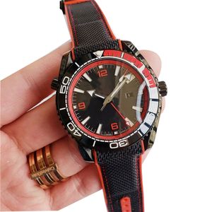 Orologio da uomo meccanico automatico di moda classica di design, orologio da polso impermeabile da 45 mm, regalo di Natale