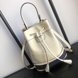 Borsa a secchiello nera Grande capacità 26 cm Borsa a tracolla per stilista di moda Borsa a tracolla per borsa a tracolla da donna di lusso