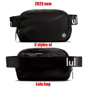 New lulu yoga everywhere belt Bag Nylon fanny packs Outdoor sports bum chest bag Cross body lululemens womens men Waist Bags handbags purses Shoulder 2L Waistpacks