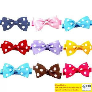 Pet Dog Cat Necklace Adjustable Cat Collar Accessories Bow Tie Puppy Bow Ties Dog Pet supplies