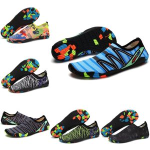 Sapatos aquáticos homens homens sapatos Antiskid Green White Orange Swim Mergulho Amarelo ao ar livre Destrancatório tamanho rápido Eur 36-45