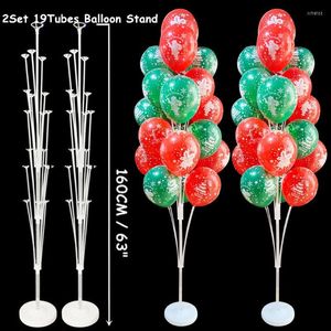 Party Decoration 7/11/13/19 Tubes Balloon Stand Holder Column Confetti Balloons Happy Birthday Ballon Kids Baby Shower Wedding Decorations