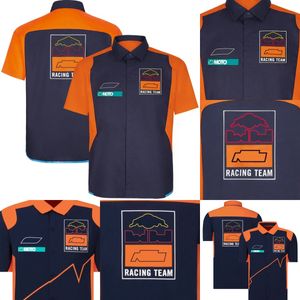 2023 nova moto de corrida camisa masculina motocross camisa verão masculino motocicleta casual mangas curtas camisas botão-para baixo colarinho camisas de trabalho