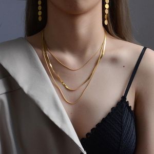 Pendant Necklaces Ins 2023 Trend Tassel Design Necklace Retro Simple Luxury Temperament Blade Clavicle Three-layer Trendy For Women Accesori