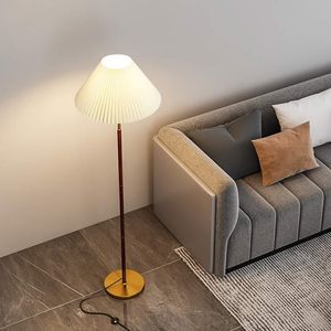 Stehlampen Nordic Stand Lampe Led Licht Design Wohnzimmer Sofa Schlafzimmer Nacht Dekoration Hause Beleuchtung Leuchte Stoff LampenschirmFloor