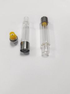 Glassx Vape Cartridge -0.5ml/1.0ml、子育て、補充可能な510糸タンク厚いオイル用 - ベイプペンに最適