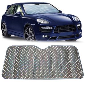 Car Sunshade 130 60cm Foldable Reflective Sun Visor Front Windshield Glass Cover Block UV Auto Window Curtains