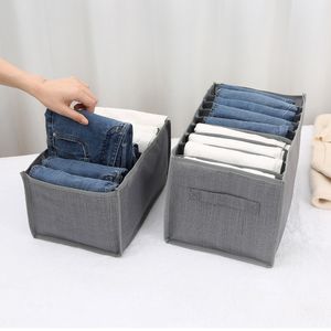 Wardrobe Storage Organizers For Clothes T-Shirts Storage Box Jeans Underwear Pants Organizer Box Cabinet Drawer Organizers