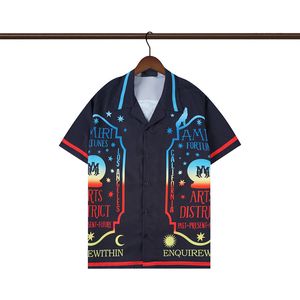 디자이너 인쇄 하와이 T 셔츠 티 스웨트 셔츠 패션 하이 스트리트 쇼트 슬리브 여름 캐주얼 티셔츠 통기성 남성 여성 해변 셔츠 M-3XL