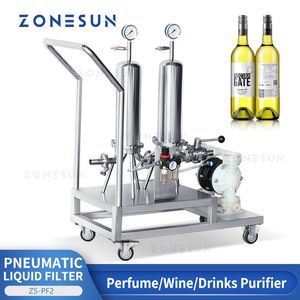 ZONESUN Perfume Filling machine Water Wine Purifier Filtration System Fragrance Producing Front End Diaphragm Pump Antistatic ZS-PF2