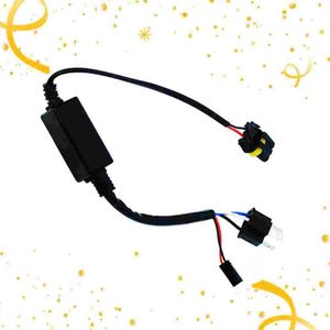Belysningssystem Övrigt 1 PC H4 Wire Harness Conversion Kit Wiring Adapter Power Cabel Ballast Socket för Xenon Light