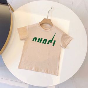 Kinder-Designer-T-Shirt für Kinder, Kleidung für Jungen und Mädchen, kurzärmeliges Kinder-T-Shirt, Kleinkind-T-Shirt, Top, Luxus-Sommer-Baby-Shirt, schwarze weiße Buchstaben, 8 Stile