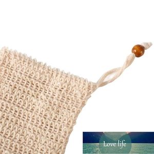 wholesale natural custom drawstring sisal jute organic soap saver bag small packaging practicability Quality