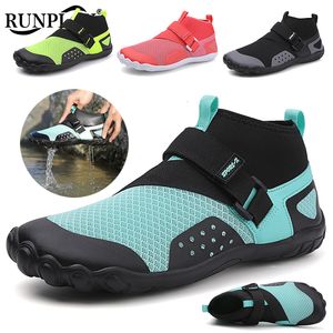 Water Shoes Unisex Swimming Water Shoes High Top Athletic Hiking Wading Sneakers Barefoot Beach Aqua Shoes Fitness Yoga Cycling Surf Sandals 230314