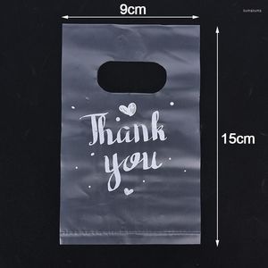 Geschenkverpackung 100 Stück Mini-Dankeschön-Plastiktüten Hochzeit Süßigkeiten Einkaufsträger