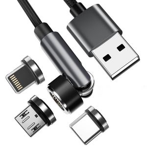 Cabo de dados de telefone celular 1-2m para Samsung Xiaomi iPhone 3A Carregamento rápido USB tipo C Micro Plug Android Chain