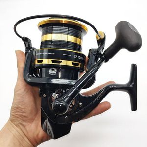 BAITCASTING REELS Fiskrulle EA 10000 Series Long Throw 9 1 BB Gapless 10 kg Max Drag High Capacity Metal Coil Spinning Rock Lure Wheel