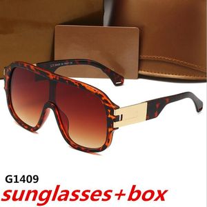 Designer Luxury Sunglasses Men Eyeglasses Outdoor Shades Big Square Frame Fashion Classic Lady Sun glasses Mirrors High QualityG1409