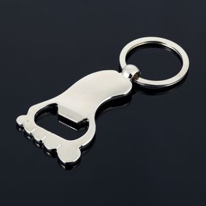 Alloy Bigfoot Bottle Opener Key Chain Little Fötter Keychains Bag Pendant Wedding Gives Baby Shower Party Gift Key Ring Dh486