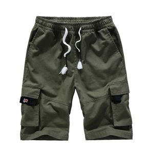 Shorts Masculinos Novo Verão Macacão Masculino Shorts Soltos Tamanho Grande Algodão Calças de Cinco Pontos Multi-bolso Calças Casuais Seis Opções de Cores M-8XL G230315