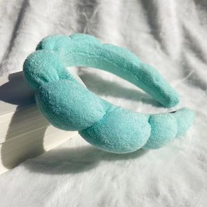 Spa Headband Sponge & Terry Towel Cloth Fabric Head Band for Skincare, Face Washing, Makeup Removal, Shower, Hair Accessories