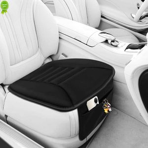 New Car Seat Cushion With Pocket Memory Cotton Universal Seat Pads Driver Soft Cushions Chair Pads Anti-Slip Relieve Hip Pressure