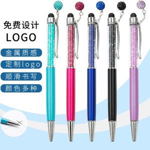 Creative Touch Screen Pen Diamond Ballpoint Ballpoint Stationaly School поставляет каваи, персонализированные подарки