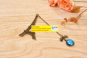 Creative Vintage Eiffel Tower Metal Bookmarks For Book Kids Birthday Gift Wedding Party Favor For Guest