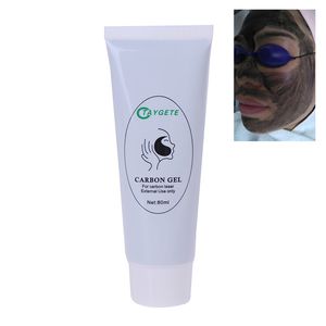 Gel peeling al carbonio da 80 ml per la rigenerazione della pelle Cura della pelle del viso Pulizia profonda Maschera nera per il viso per crema al carbone attivo al laser