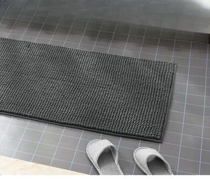 Rug pad Short plush chenille floor mat, bathroom anti-skid mat, absorbent mat, entrance carpet