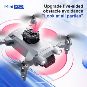 V30 RC mini dron 8k 1080p HD Camera WiFi FPV Wysokość ciśnienia powietrza trzymaj jeden klawisz Start Helikopter Foldible Quadcopter Toy