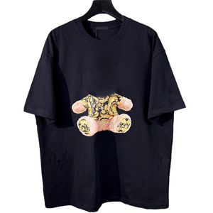 2023ss Designer thirt Maglietta da uomo polo Maglietta di moda di alta qualità Primavera / estate Lettere Stampa Maniche corte Girocollo T-shirt in cotone