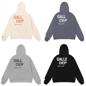 Designer Mens Hoodies Galleries Tops Hooded Mens Women Fashion Loose Pullover Sweatshirt Casual Unisex Cottons Letter Print Luxurys Clothing Depts