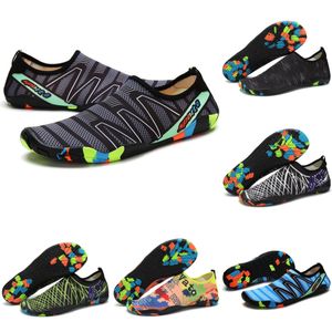 Sapatos aquáticos homens homens sapatos antiskid roxo laranja preto praia de mergulho ao ar livre descalço tamanhos de seco rápido eur 36-45