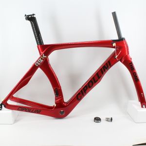 カートラックラック到着レッド700CレーシングロードバイクT1100 3Kフルカーボンファイバー自転車フレームFORKSEATPOSTCLAMPHEADSET 230314