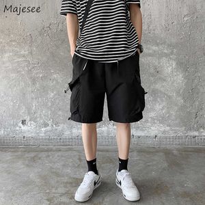 Men's Shorts Men Casual Shorts Solid Male Cargo Trousers Simple Outwear Baggy Ins dents Streetwear Hip-hop All-match Trendy Ulzzang Daily G230315