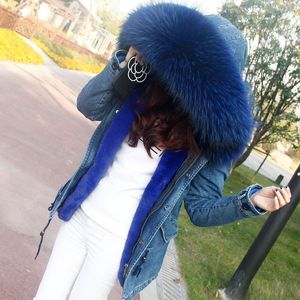 Trincheira feminina Coats 2023 Parka Winter Fur