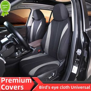 New 2PCS Car Front Seat Covers With Mesh 3MM Car Products Seat Cover Exterior Parts Side With Gray Jacquard FOR TOYOTA-CAMRY AUDI