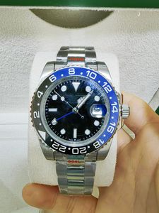 Другие часы ZP Мужские часы GMT II-126710 Бэтмен 6-цветное 40-миллиметровое керамическое кольцо для часов роскошные мужские механические наручные часы с автоматическим механизмом и оригинальной коробкой из бумаги 2023