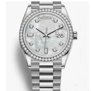 Смотреть наручные часы Sport Women Unisex Watch Pearl Diel Diamond Автоматическое механическое движение