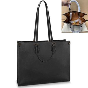Totes modeväskor trend färg matchande svart prägling design mode damer handväska handväska stor kapacitet casual topp lady väska