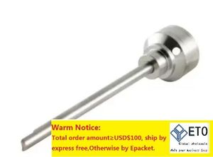 Tampa de carboidrato de titânio para 10mm 14mm 18mm Domless Domless Titanium Nail Ti com tampa de carboidrato Dabber Grau 2 com um angular