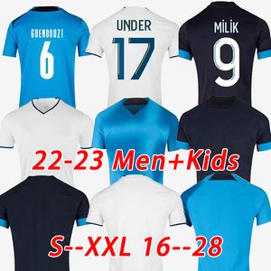 22 23 maglie da calcio ALEXIS maglia 2022 2023 Marsiglia MALINOVSKYI CUISANCE GUENDOUZI PAYET CLAUSS maglie da calcio uomo bambini VERETOUT Sotto NUNO HARIT OUNAHI